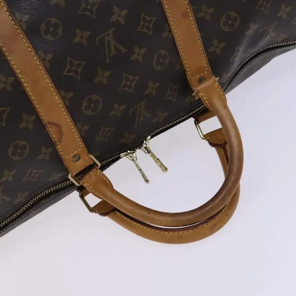 LOUIS VUITTON Monogram Keepall Bandouliere 60 Boston Bag M41412